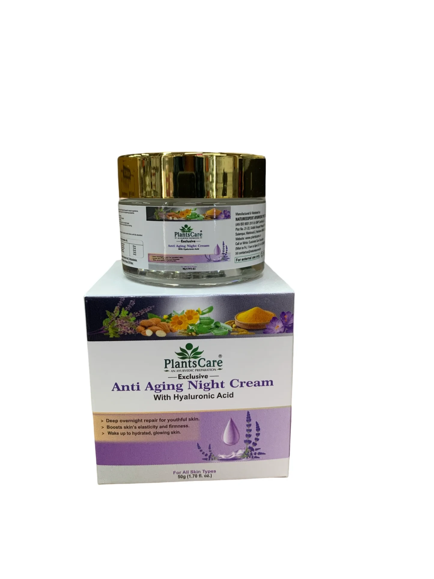 Plants Care Anti Aging Night Cream 50gm