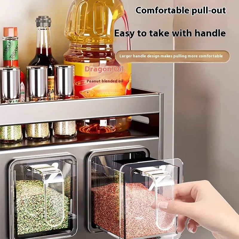 Wall Mounted Spice Rack