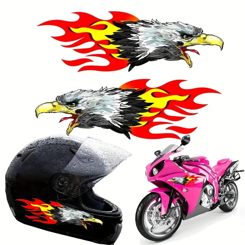 Flame Stickers for Helmets