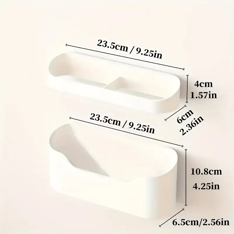 Modern 2-Piece Wall-Mounted Umbrella Holder with Drip Tray