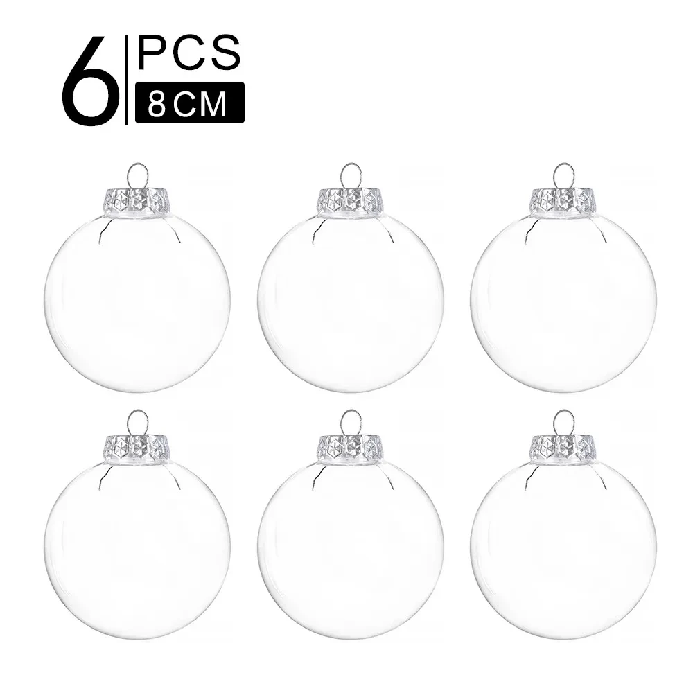 Clear Plastic Decorative Balls