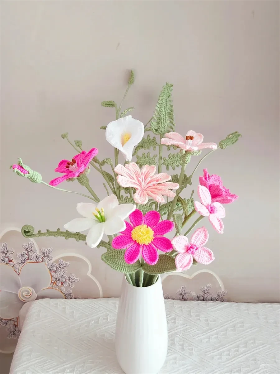 Hand-woven DIY Wool Bouquet Material Package