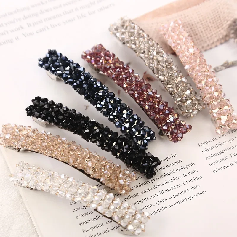 Crystal Barrette Hair Clip