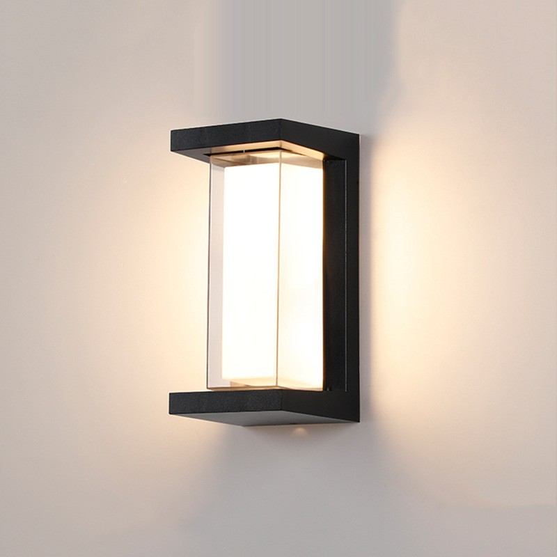 Simple Outdoor Waterproof Led Wall Lamp Induction Wall Lamp
