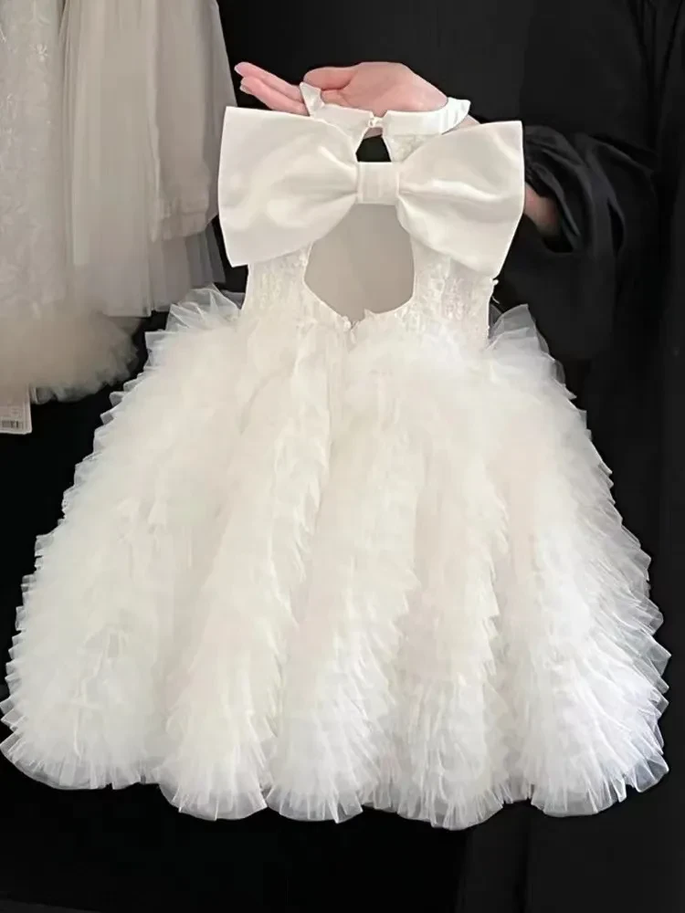 Girls' Vest Umbrella Princess Butterfly Dress