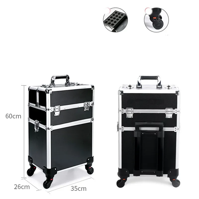 Cosmetic Case on Wheels