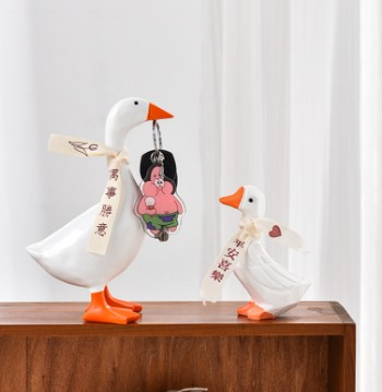 Simulation Duck Storage Ideas Magnet Decorational Duck Resin Crafts Decoration Ornaments