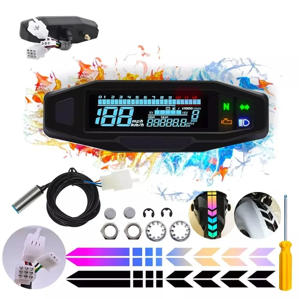 Motorcycle Miniature Instrument Speedometer Suit