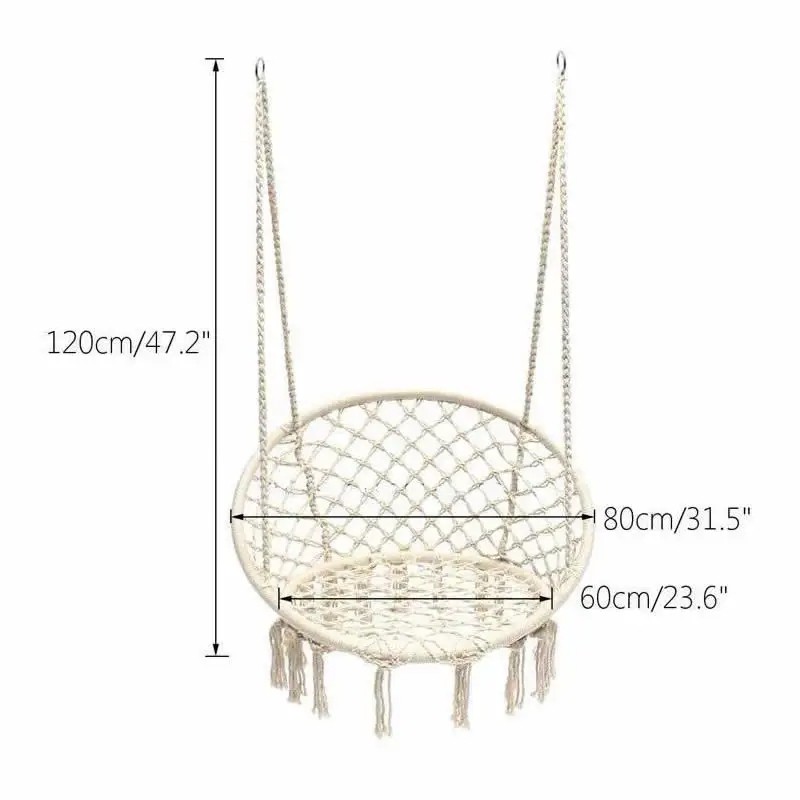 Nordic Style Hammock Chair Swing Rope