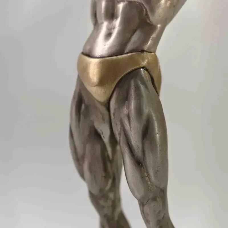 Copper Ornament, Arnold Muscular Man Desktop Living Room Ornament