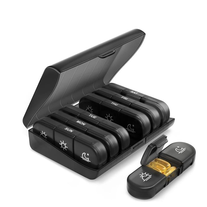 Portable Pill Organizer for Travel
