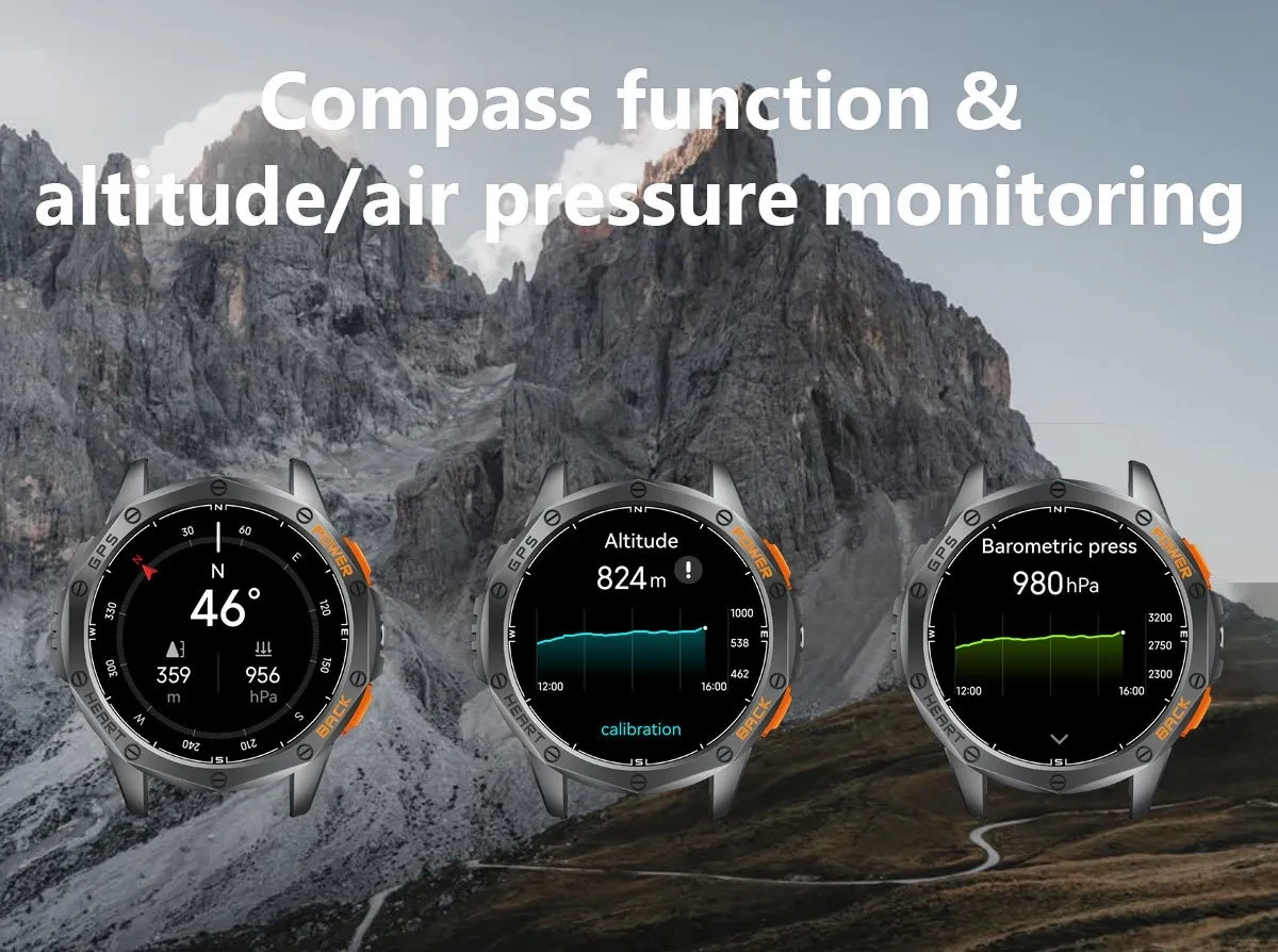 Outdoor MD53 Smart Watch GPS Waterproof Sports Watch Compass