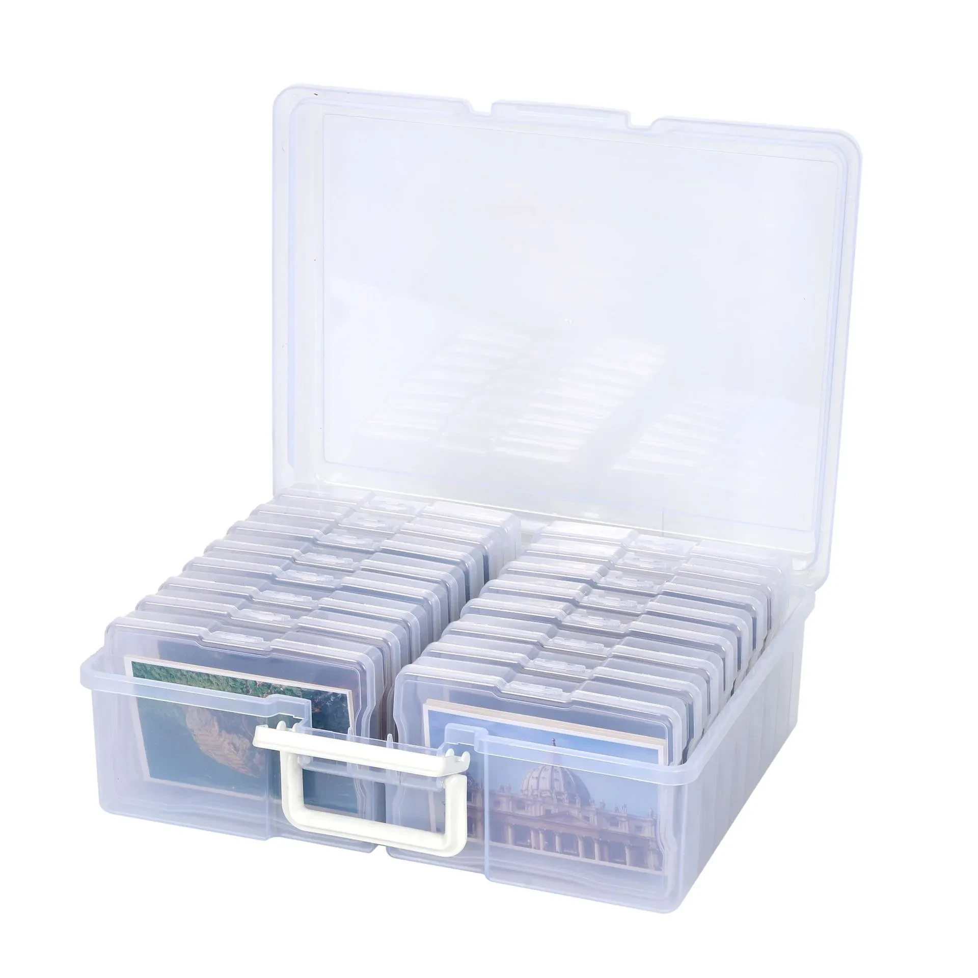 Acrylic Storage Box Flip One-piece