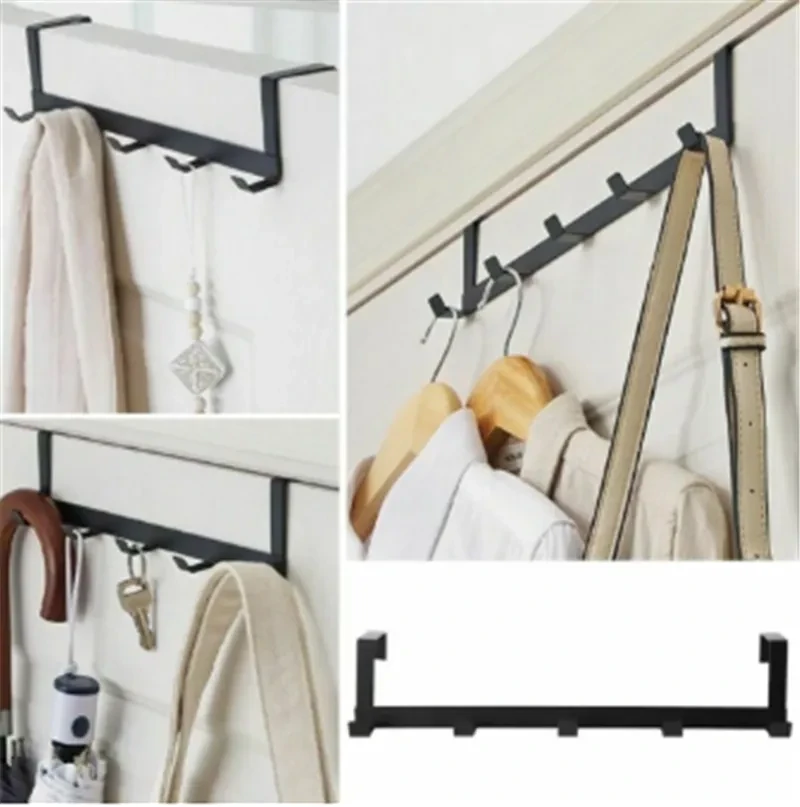 Matte Black Door Hooks