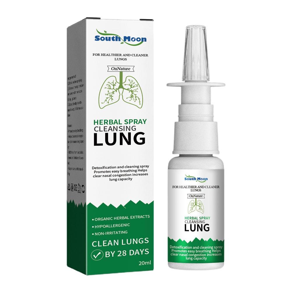 20ml Lung Detox Herbal Cleanser Spray - Anti Snoring and Nasal Congestion Relief