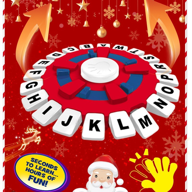 Alphabet Game Board Fast-paced Family Game Toys