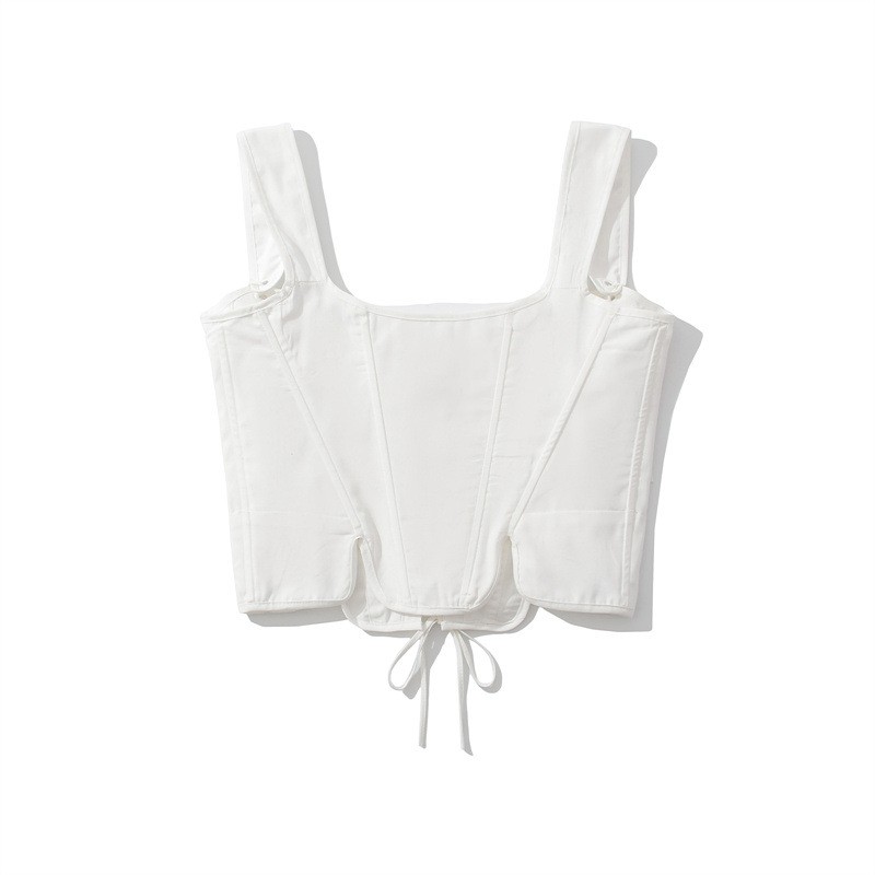 Sweet Refined Handmade Lace Lace Small Sling European And American Style Sexy Slim Fit Backless Corset