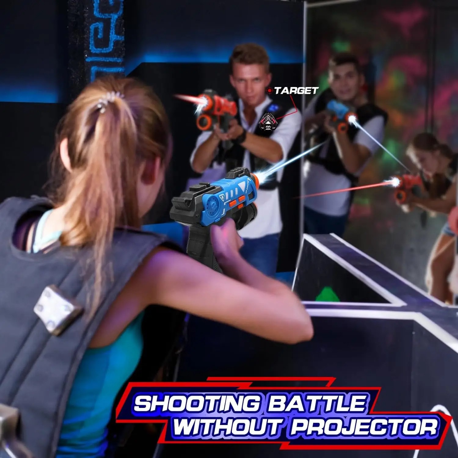 VATOS Laser Tag Set with Projector