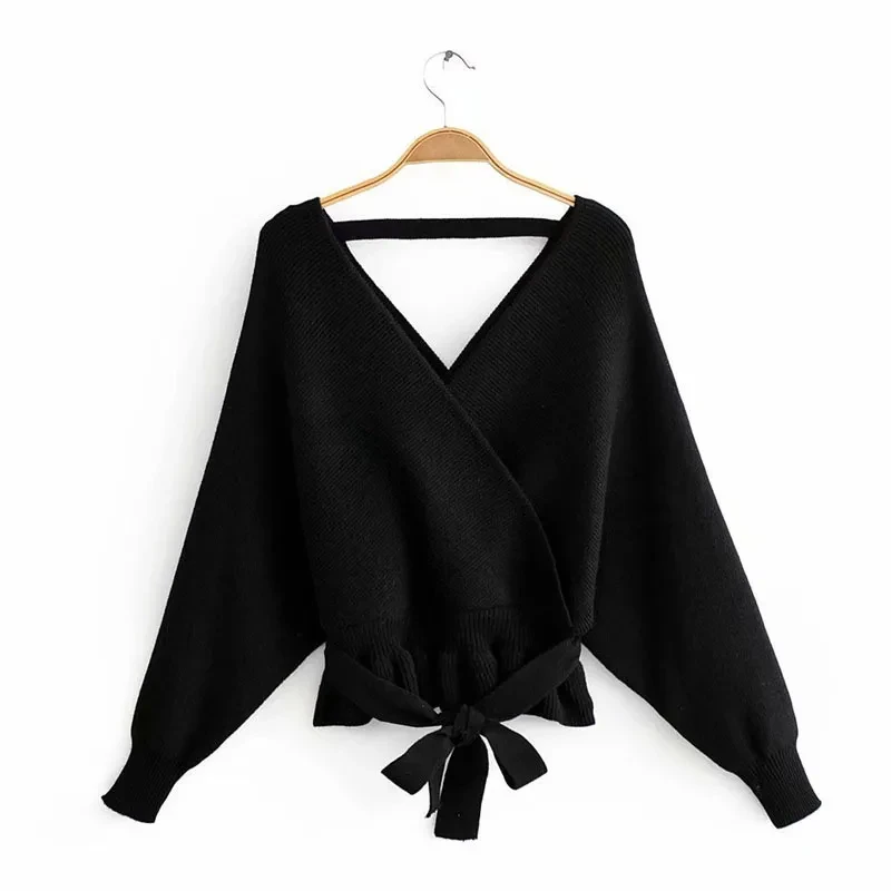 Wrap Front Sweater