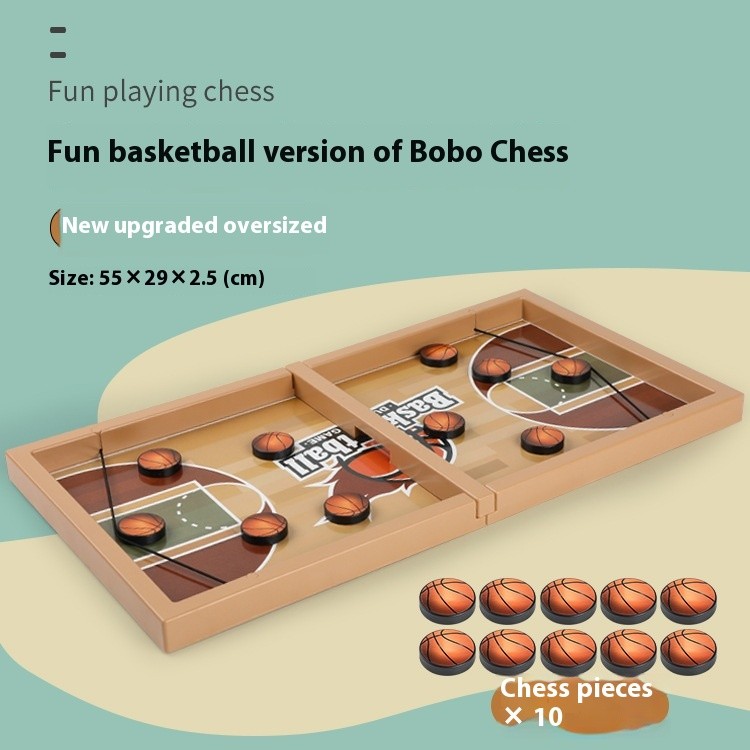 Children's Educational Catapult Desktop Game Playing Chess Toy
