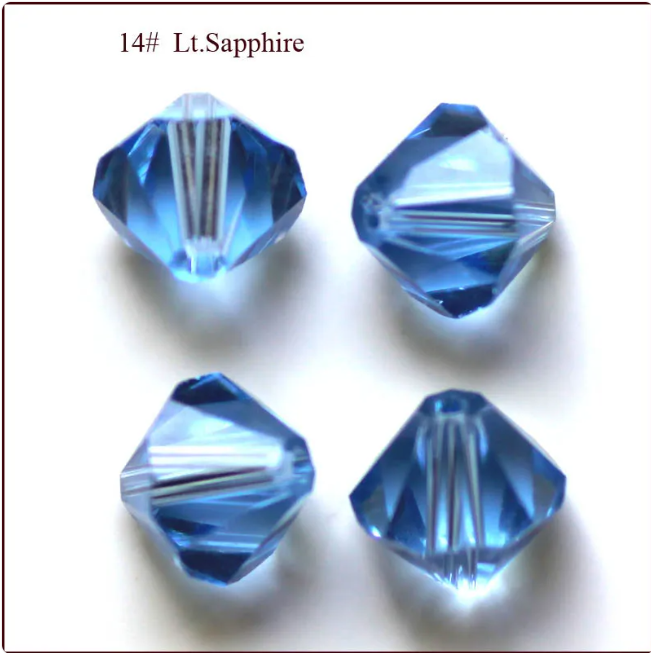 Diamond Shaped Crystal Beads