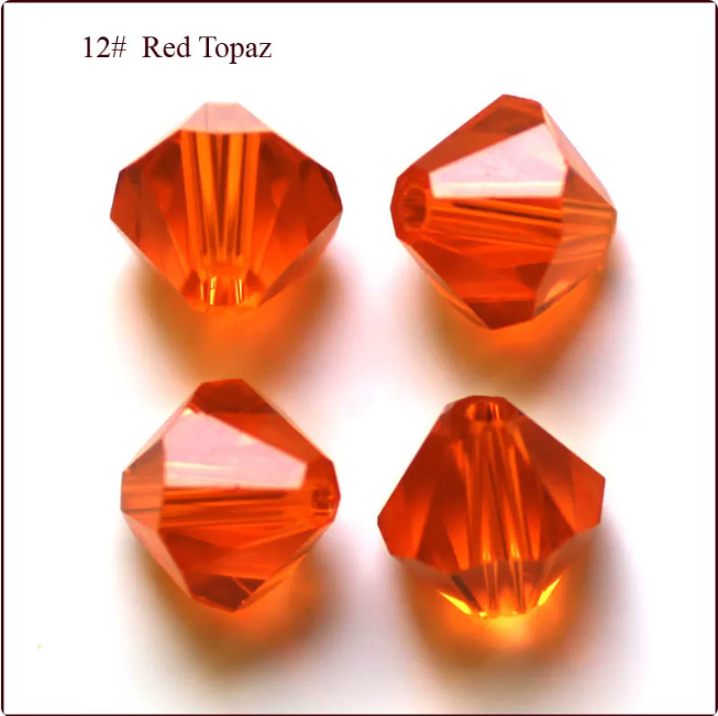 Diamond Shaped Crystal Beads