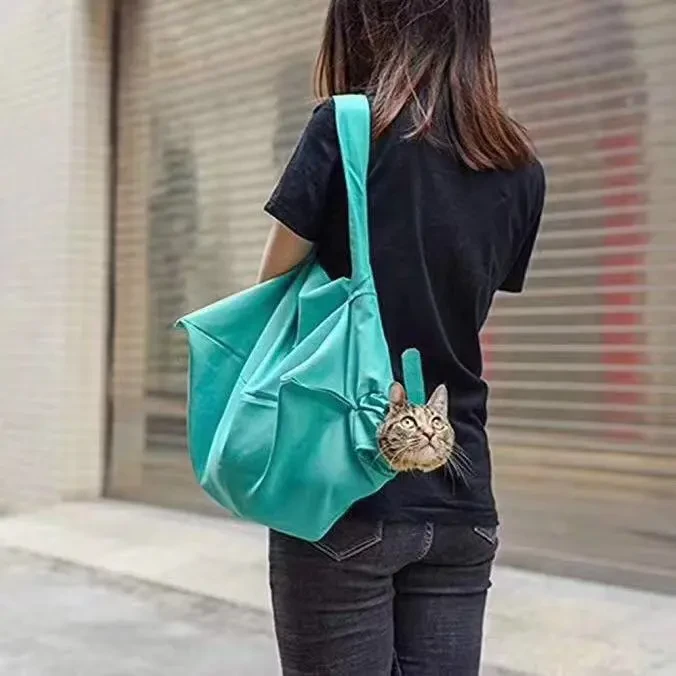 Cat Carrier Pouch Cat Carrier Bag Cat Bag For Nail Trimming Soft Bag And Tote Bag Design Cat Carrier Pouch Bag For Adult Cat Foldable