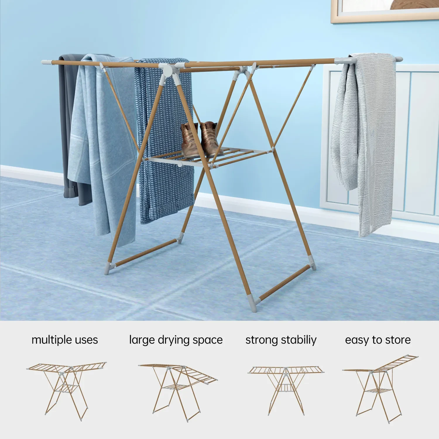 Small Clothes Drying Stand