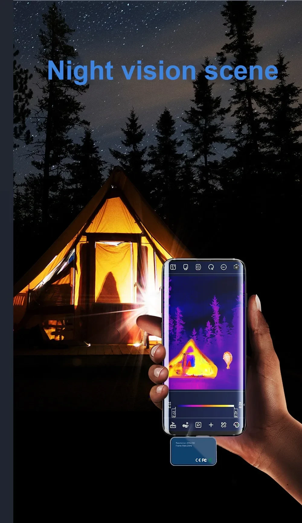 Android Plug-in Thermal Imaging Camera
