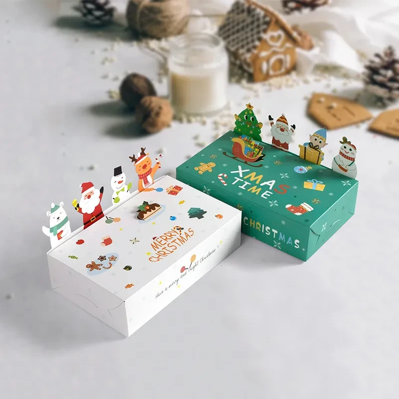 Empty christmas boxes
