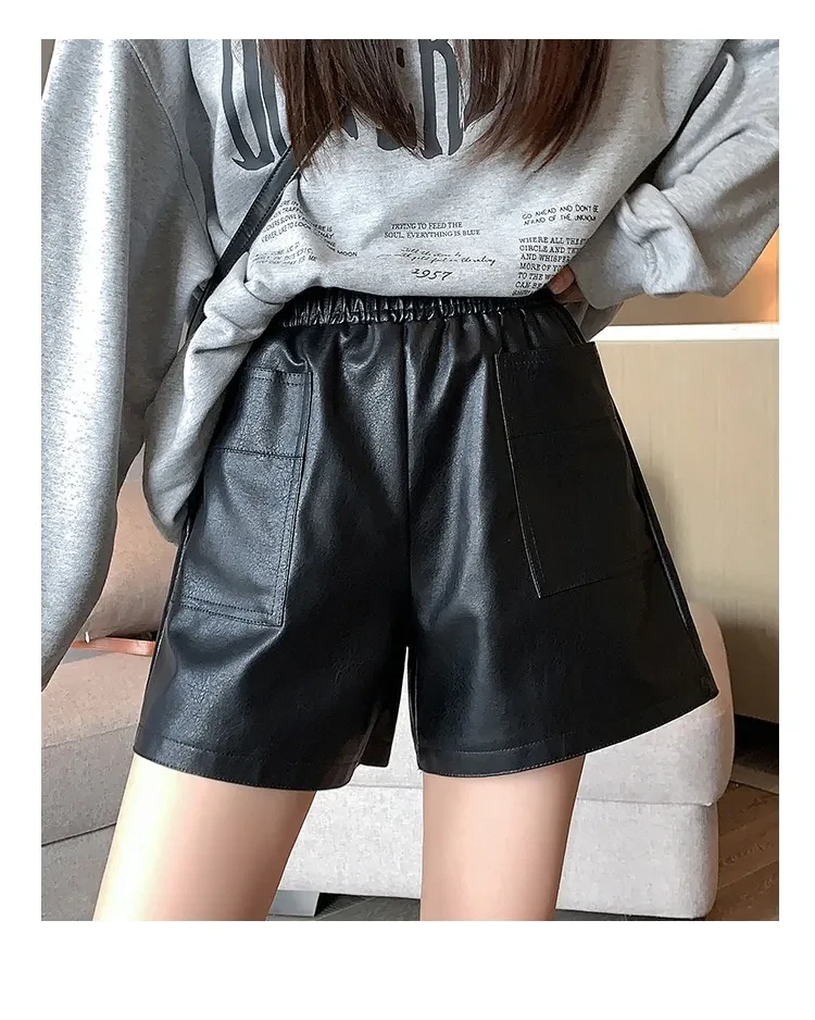 Genuine Leather Shorts
