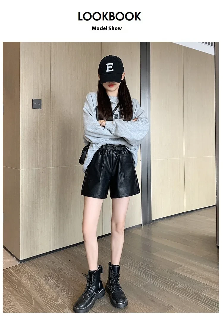 Genuine Leather Shorts