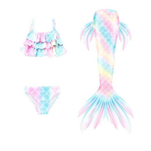 4 piece mermaid swimsuit