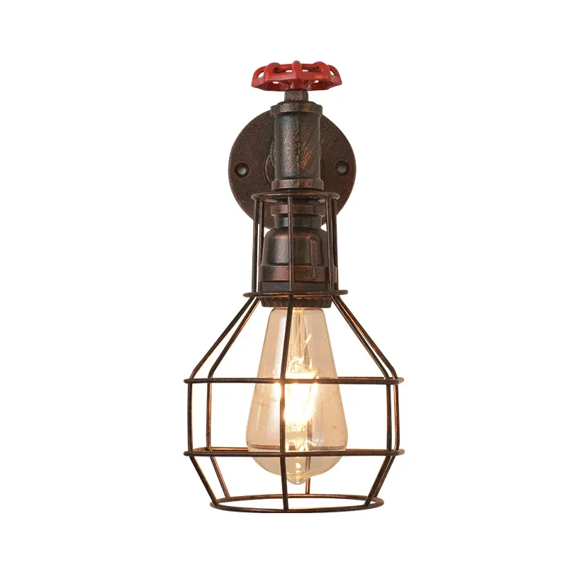 Retro Industrial Style Restaurant Bar Counter Aisle Lamp