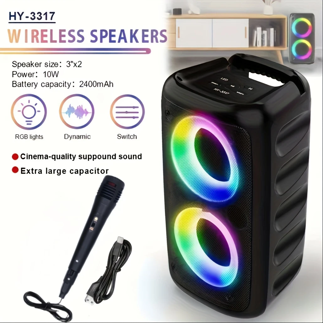 Professional Wireless Karaoke Machine with Mic