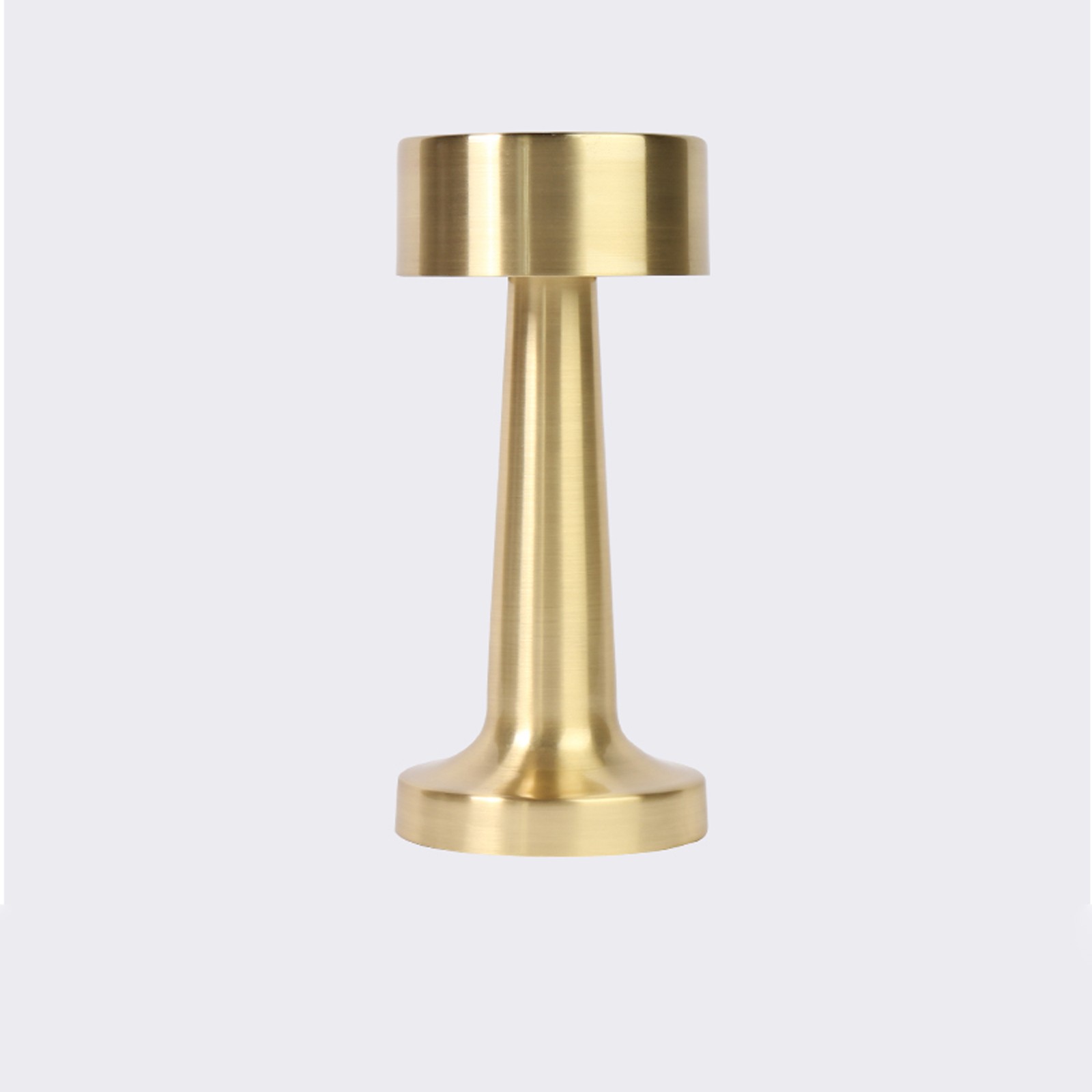 LED Cordless Desk Lamp - Touch Control and Rechargeable Modernist Art Deco Lamp with 3 Color Temperatures and Adjustable Brightness