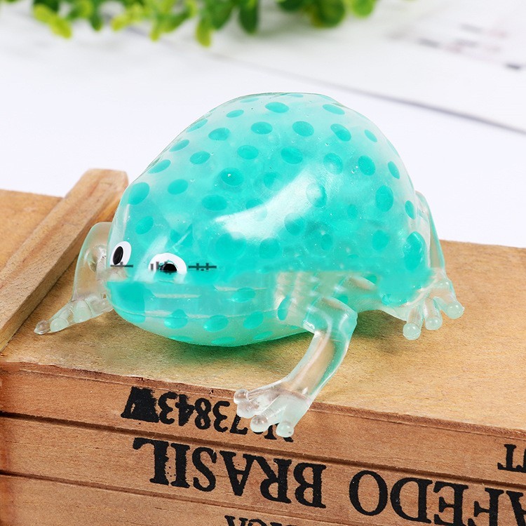 Creative Colorful Beads Vent Frog Multi Colors