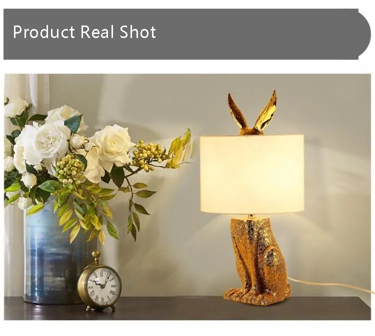 Bedroom Rabbit Table Lamp Living Room Room Bedside Lighting