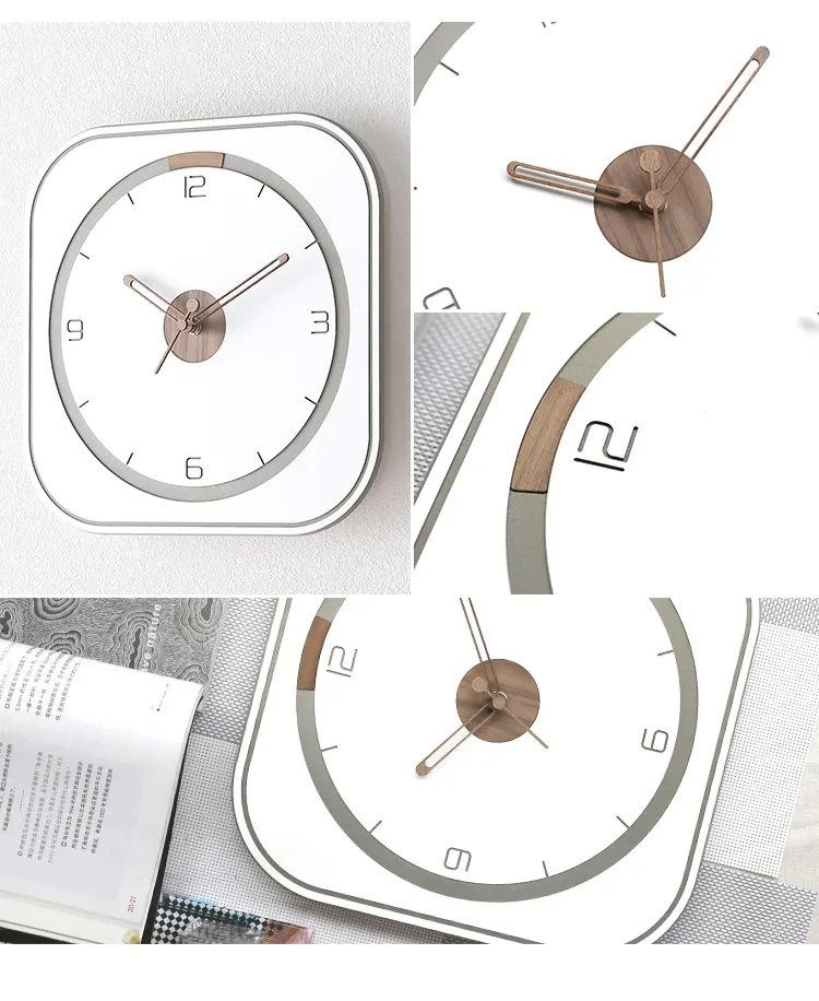 Living Room Home Nordic Frameless Clock