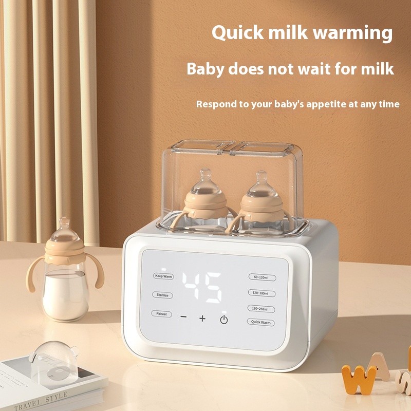 Household Double Bottle Milk Warmer Multi-function Automatic Milk Warmer