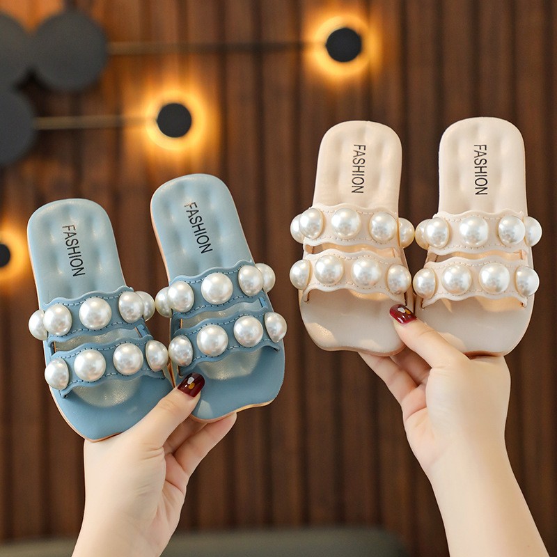 Fashion Personalized Girls' Pearl Sandals