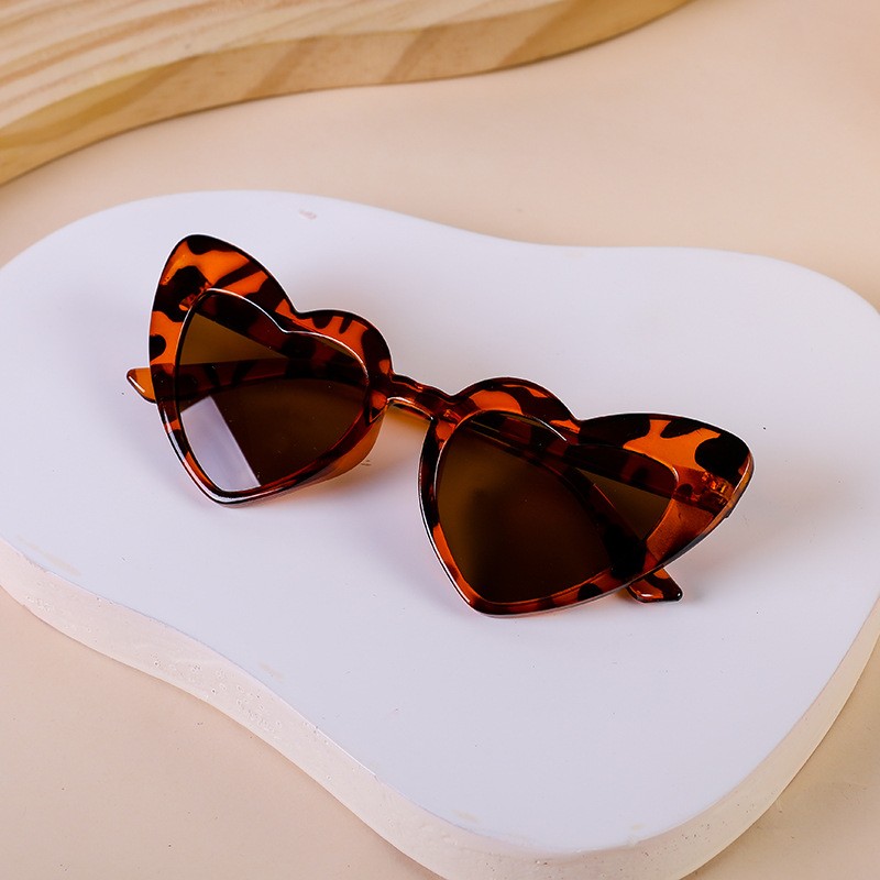 Children's Peach Heart Sunglasses Girls' UV Protection