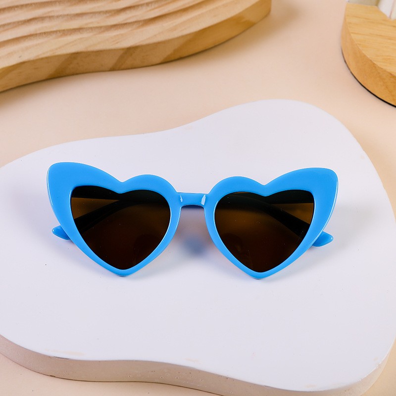 Children's Peach Heart Sunglasses Girls' UV Protection