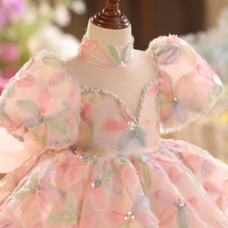 Catwalk Fashion Personalized Children Princess Dress