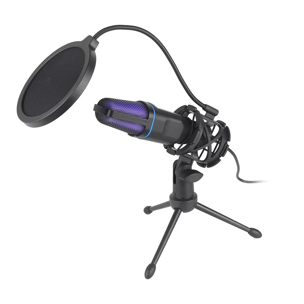 RGB USB Professional Microphone for Gaming, Streaming & Podcasting
