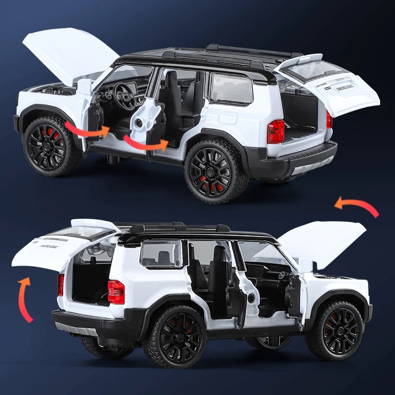 1:32 TOYOTA PRADO Land Cruiser Off Road Vehicle Diecast Model Car