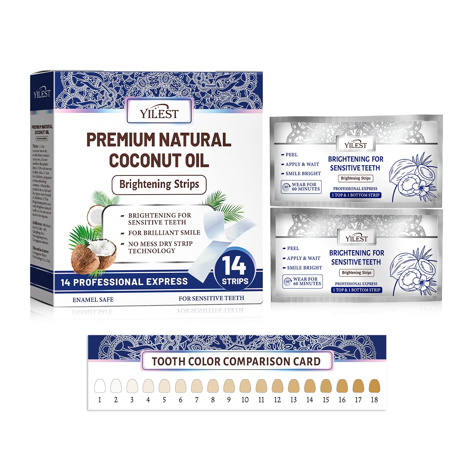 Coconut Mint Whitening Tooth Patch