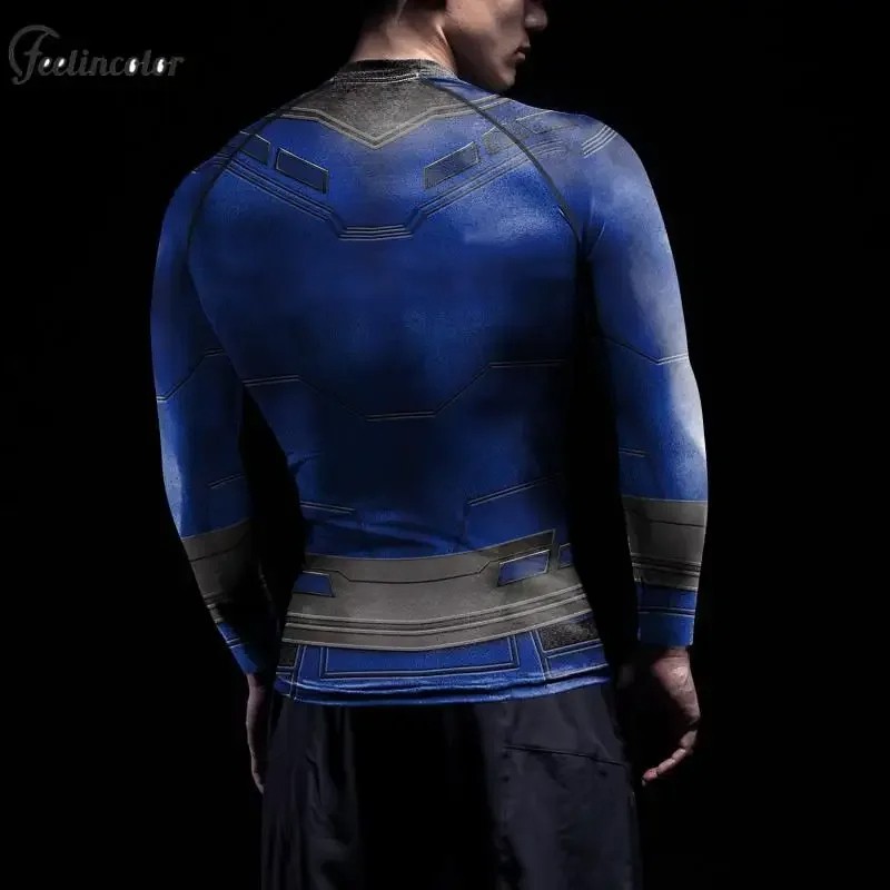 [You're My Secret] Compression Shirts Superhero Cosplay T-Shirts for Men
