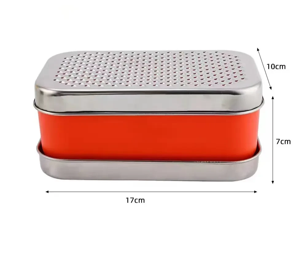 Double-sided Grater Oval Cheese Planer Rectangular Grater Cheese Grater Chopper Ginger Shredder Knife