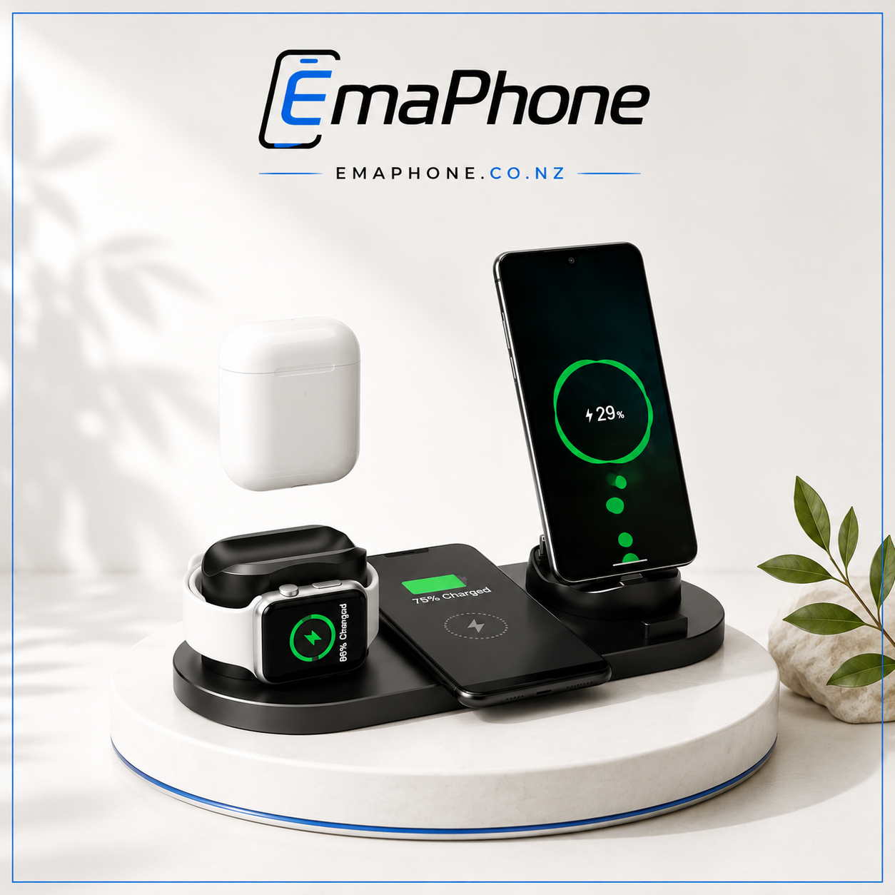 6-in-1 Multifunction Wireless Charging Station